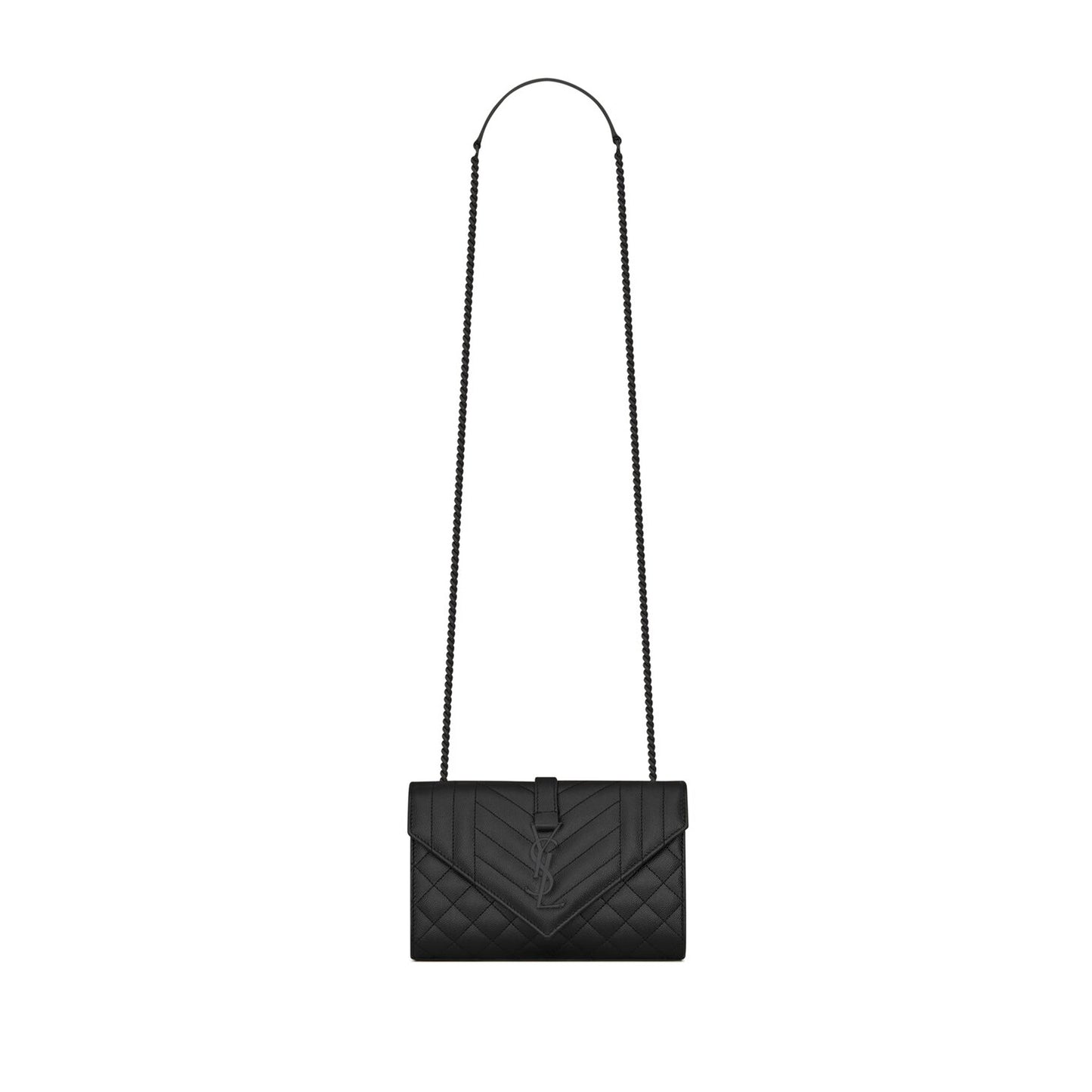 Y*L envelope small in quilted grain de poudre embossed leather 600195bow981000 (21*13*6cm)