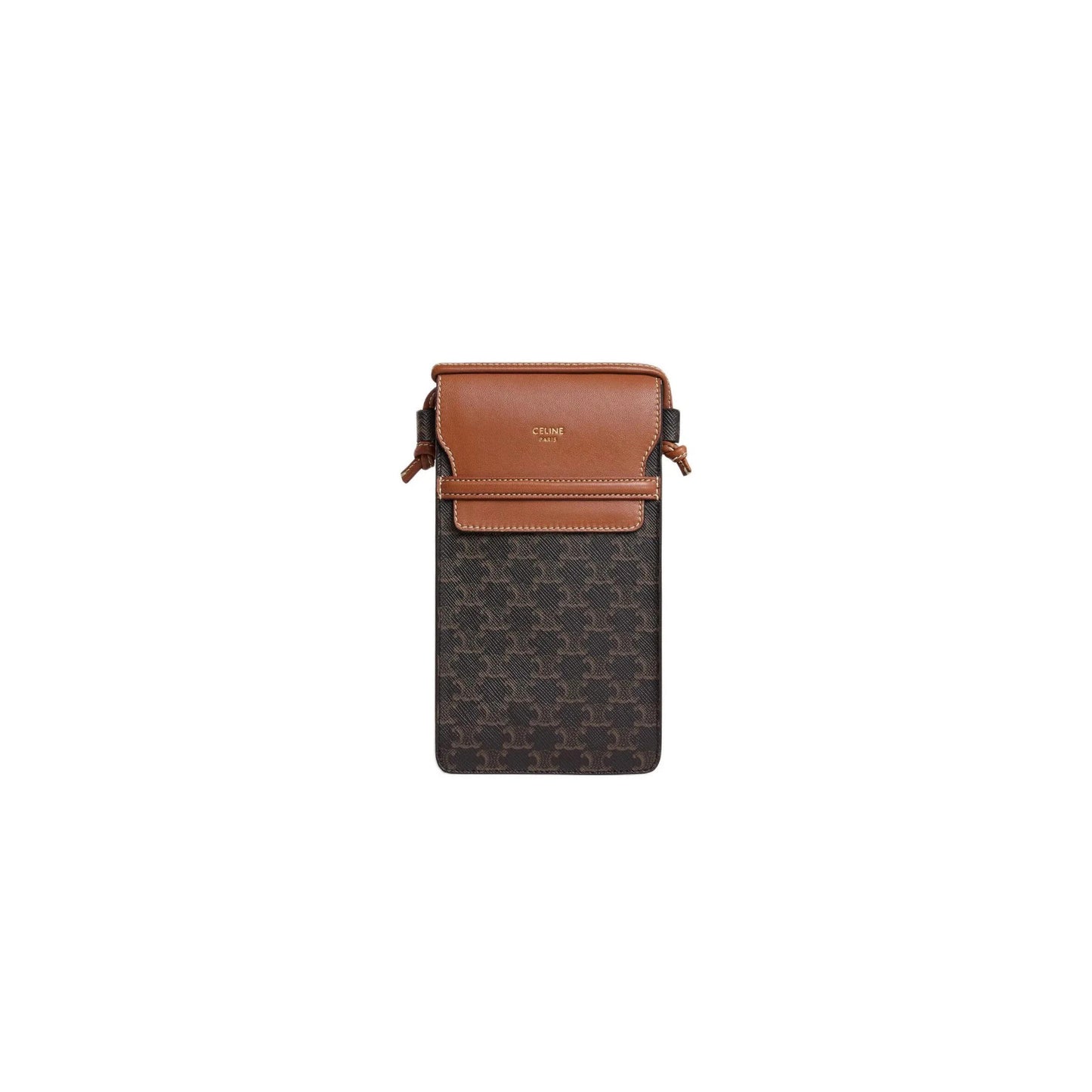 Ce1i*e phone pouch with flap 10g332cqd-04lu (18*10*2cm)