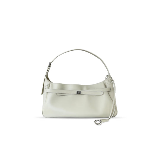 Ba1en*iaga women''s bel air shoulder bag medium in soya 8057603abaw1000 (50*23.8*18cm)