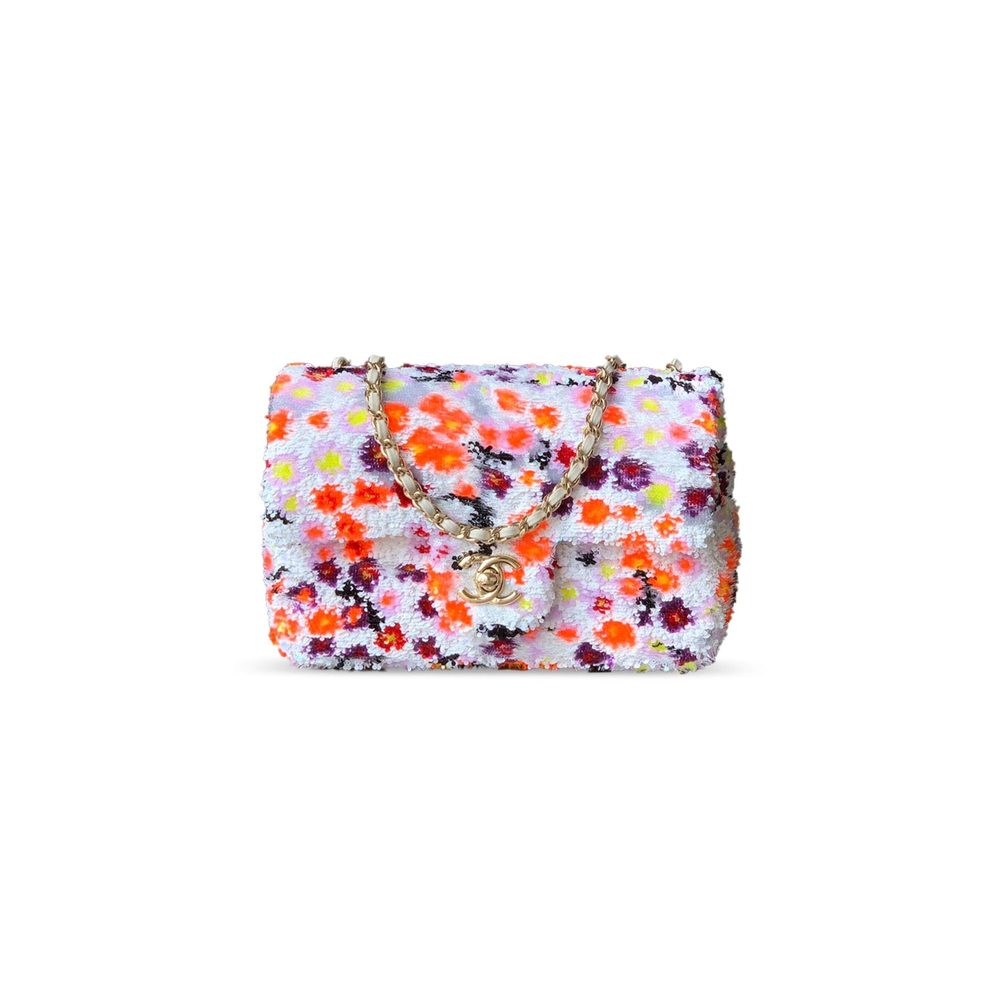 Ch*el rectangular mini flap bag 296362 (20*12*6cm)