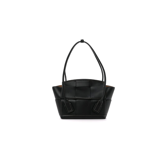 bo*te*ga Ve*ne*ta french calfskin maxi intrecciato arco 33 black (25*22*9cm)