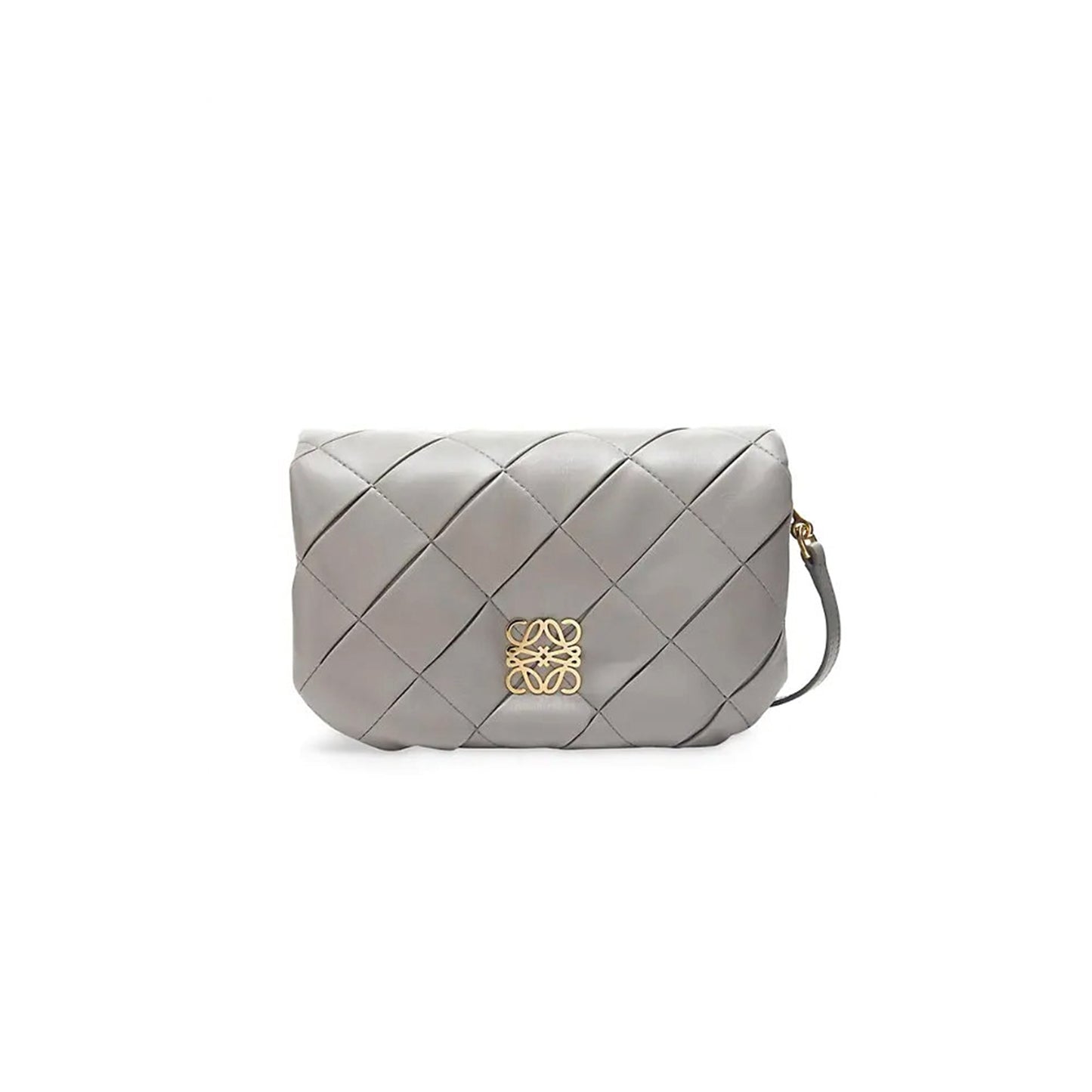 L0ew* goya mini pleated leather shoulder bag a896w56x05 (20*13*6cm)