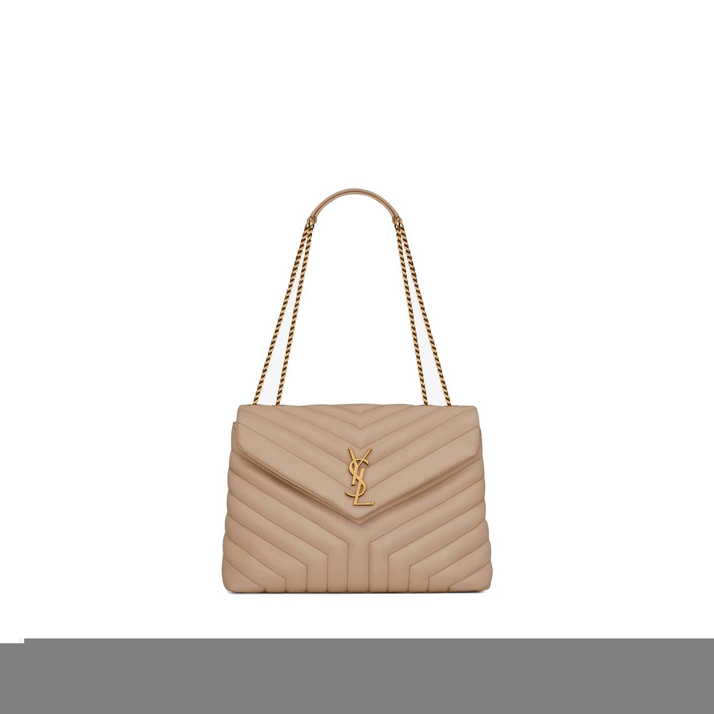 Y*L loulou medium chain bag in quilted leather 574946dv7272721 (32*22*12cm)