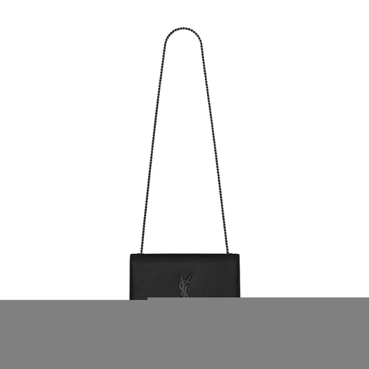 Y*L kate medium chain bag in grain de poudre embossed leather 364021bow0u1000 (24*14.5*5.5cm)