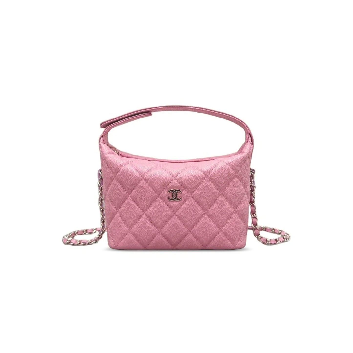 Ch*el 25c hobo bag grained calfskin ap4386 (21.5*19*6.5cm)