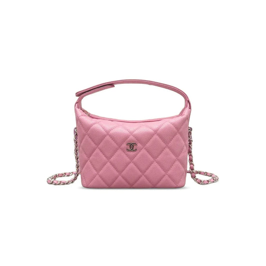 Ch*el 25c hobo bag grained calfskin ap4386 (21.5*19*6.5cm)