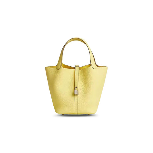H**mes picotin lock 22 taurillon clemence h060991ck0y (22*21*17cm)
