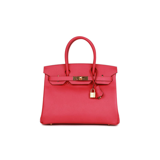 H**mes birkin 30 rose extreme epsom gold hardware (30cm)
