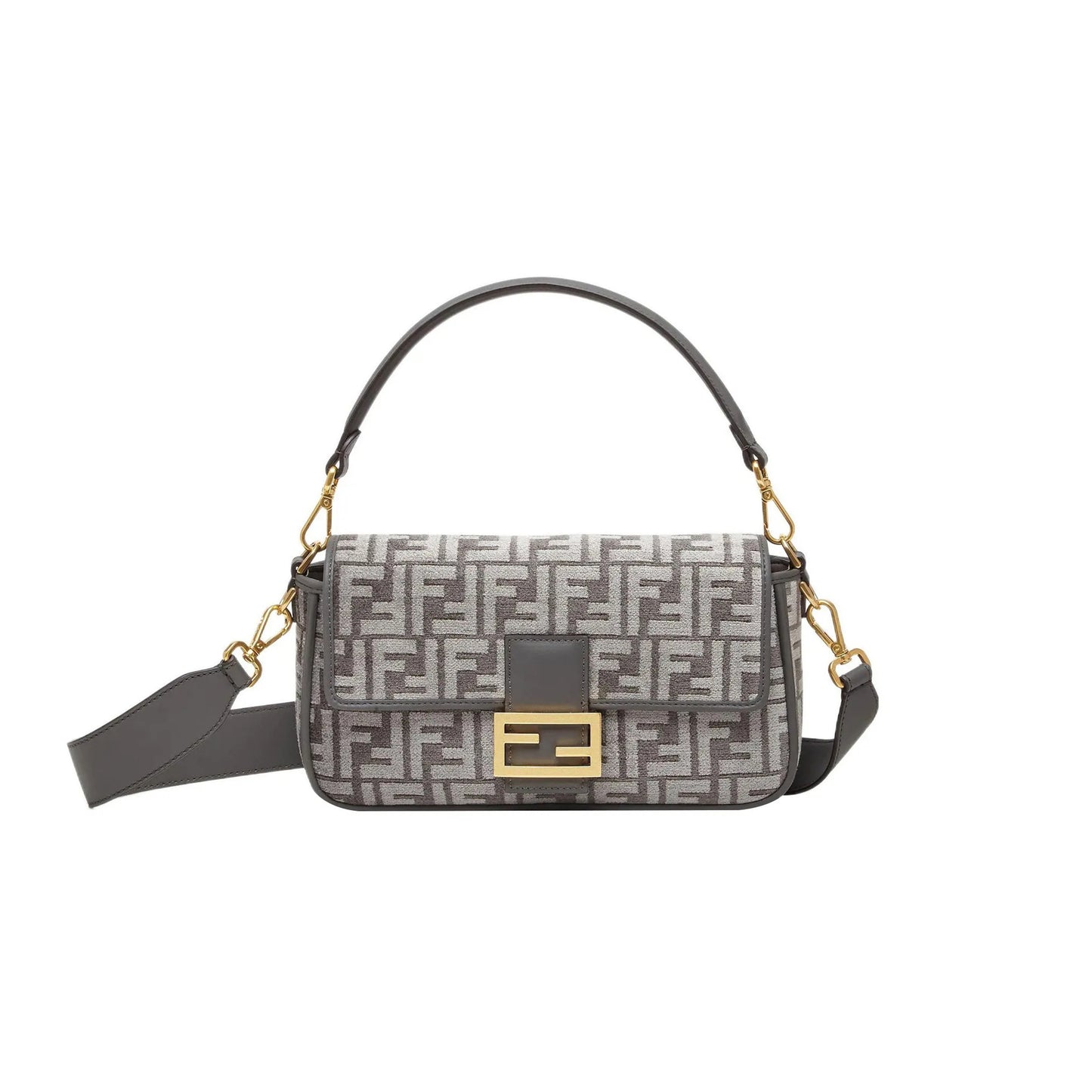 F**di baguette crossbody shoulder bag 8br600alunf1j41 (27*15*6cm)