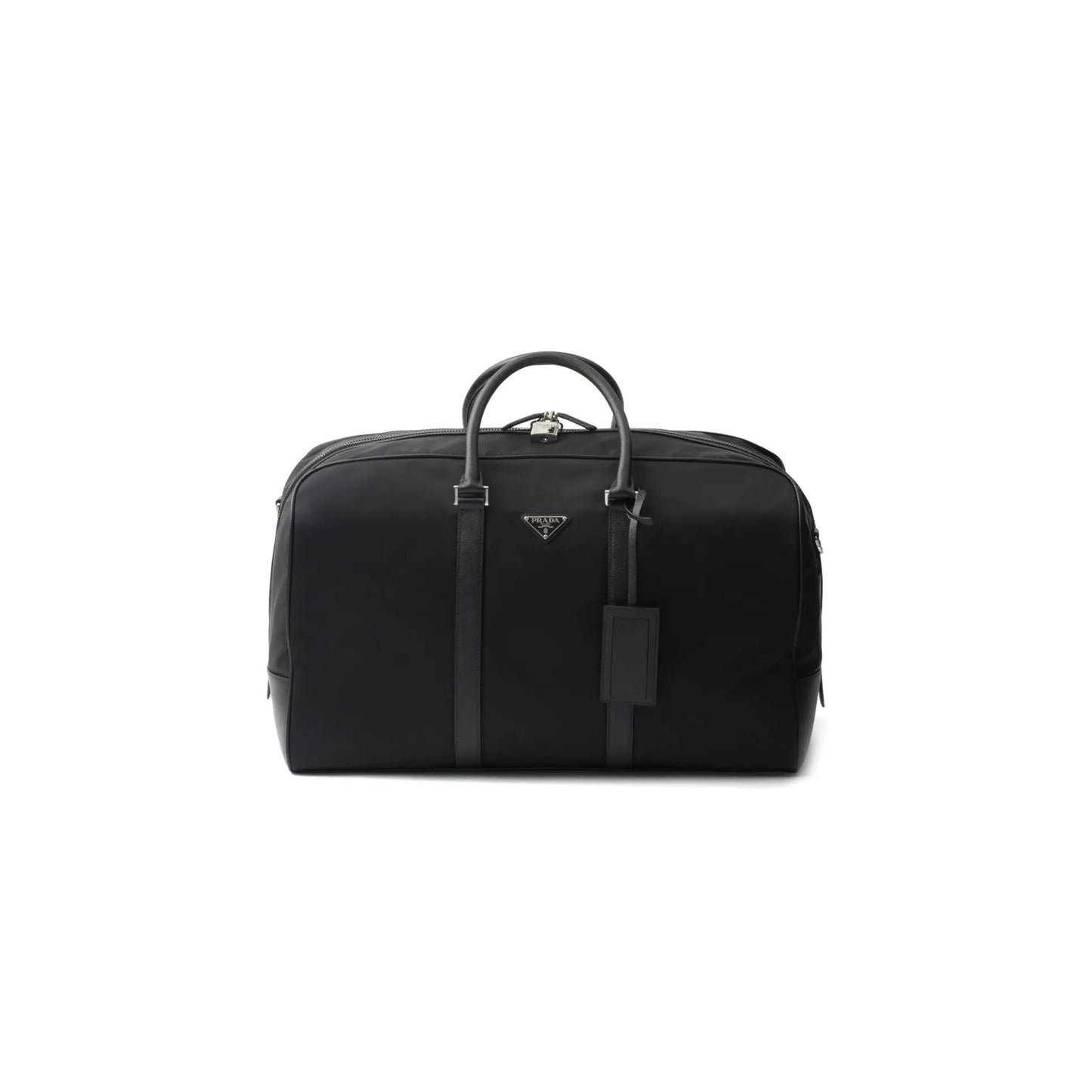 Pra*a re-nylon and saffiano leather tote travel bag 2vc013 (55*33*27cm)