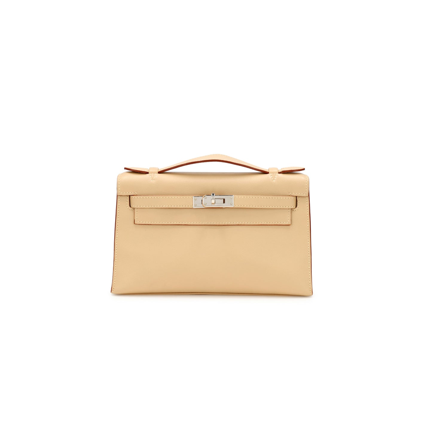 H**mes master parchemin swift kelly pochette palladium hardware (22*14*7cm)