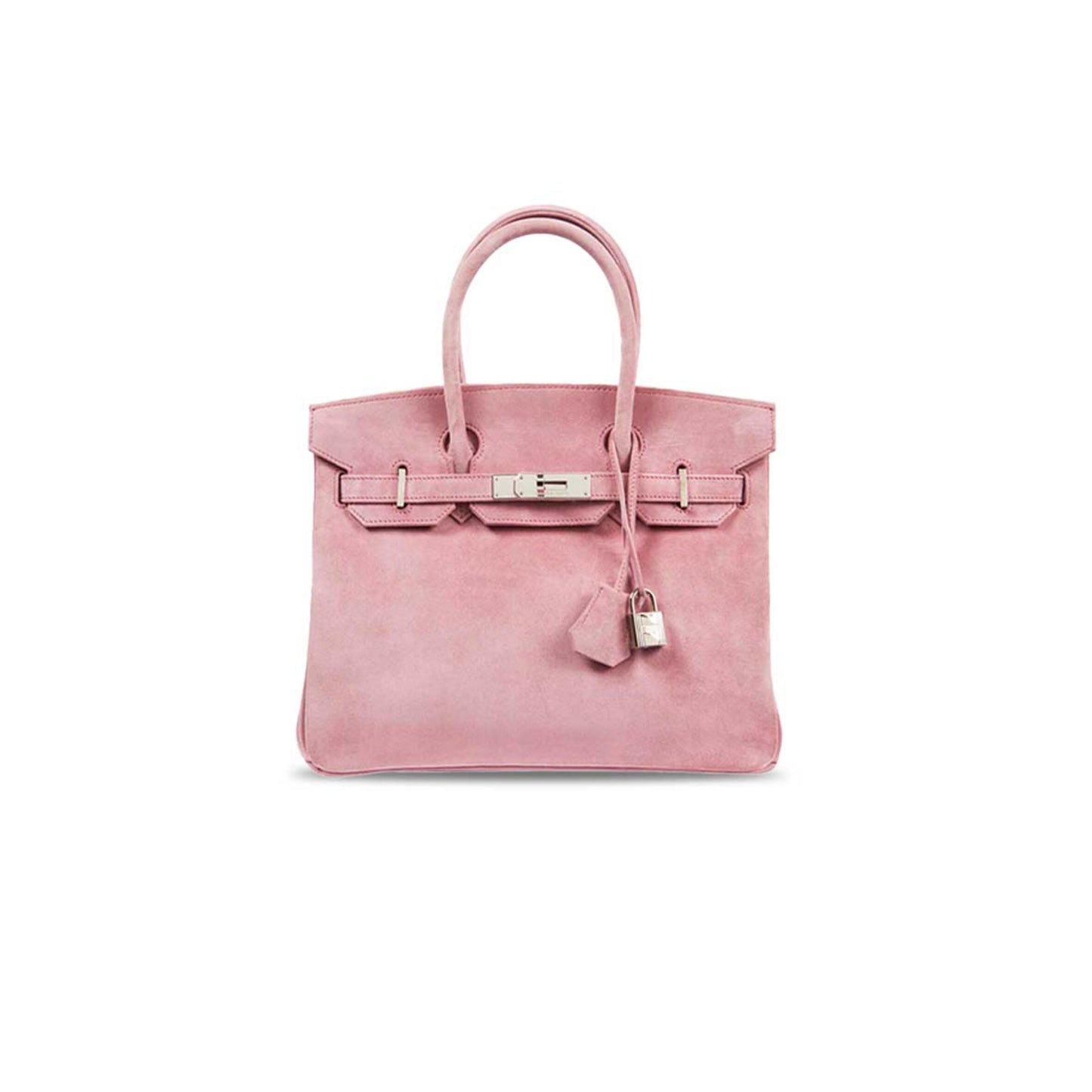 H**me5 birkin 30 suede 1q rose confetti milkshake powder (30*23*15cm)