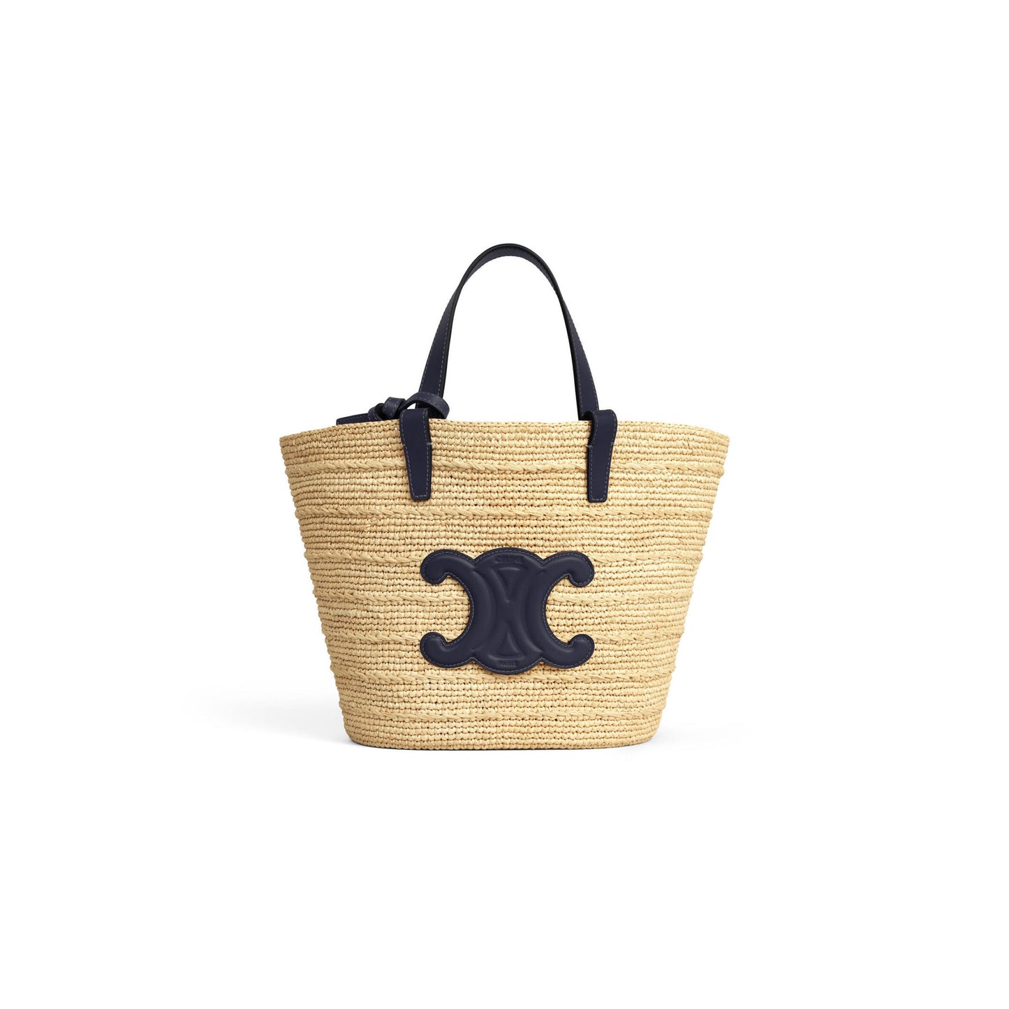 ce**e teen S*pple ce**e classic panier in raffia and calfskin 115802ff7.25bq (22*21.5*13cm)