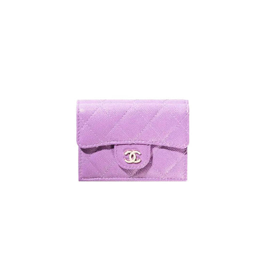 Ch*el classic small flap wallet ap0230 y33352 nh623 （12*7.5*2.5cm）