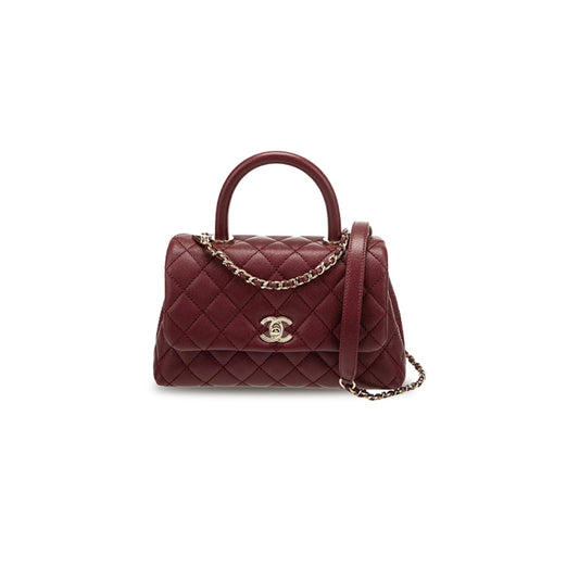 Ch*el mini coco handle bag a92990 (23*14*9cm)