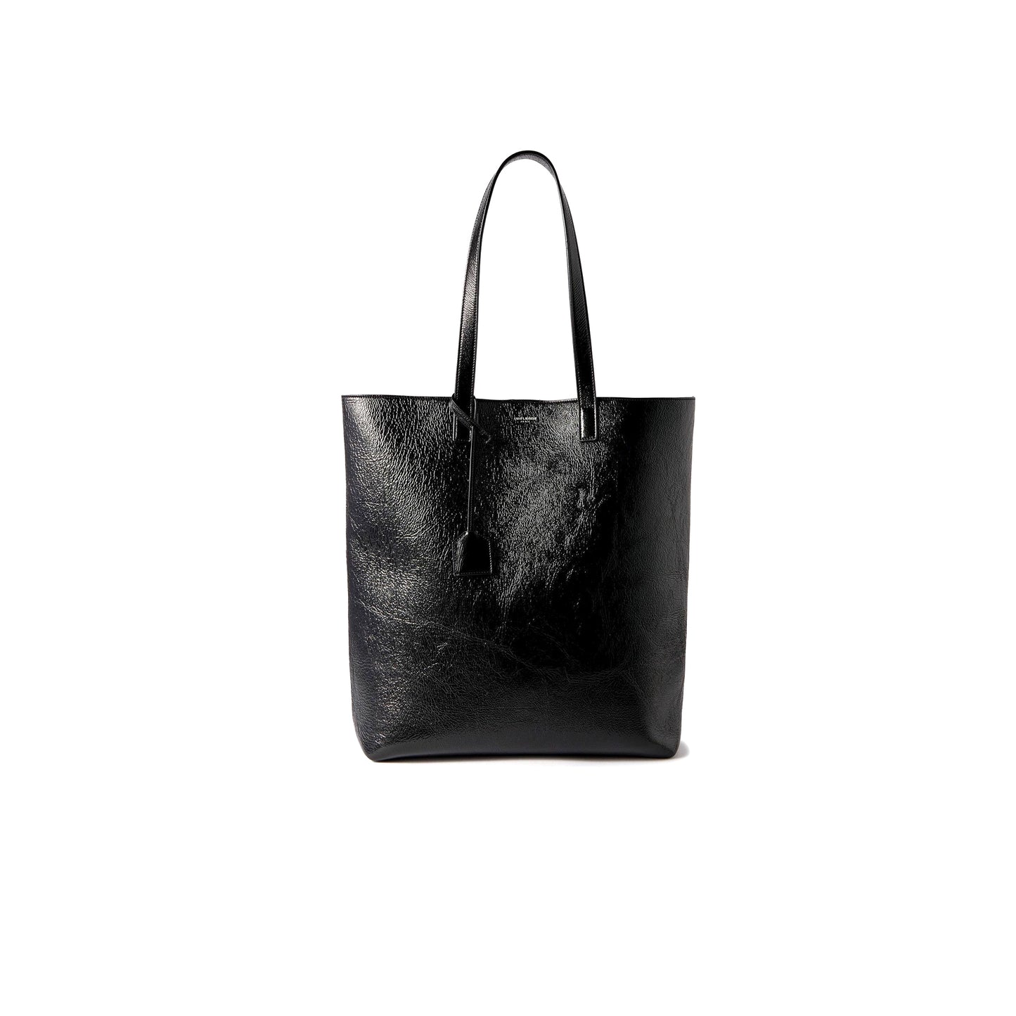 y*l shopping Sa**t Lau*nt ns in crinkled glossed-leather 1647597332145128 (32.5*35*10.5cm)