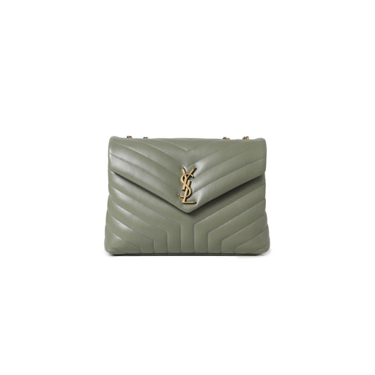 Y*L loulou medium chain bag in quilted leather 487216232045 (32*22*12cm)