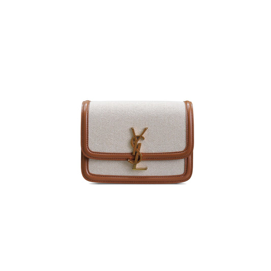 Y*L solferino small satchel in canvas and leather 634306 (19*13*5cm)