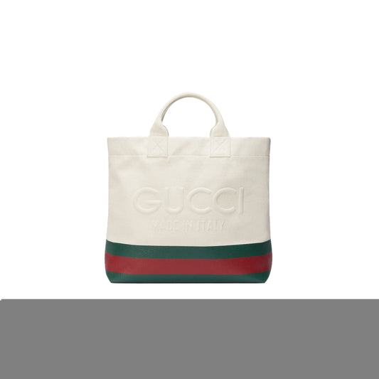 G*u*i canvas tote bag with embossed detail 782741  (40*38*17cm)