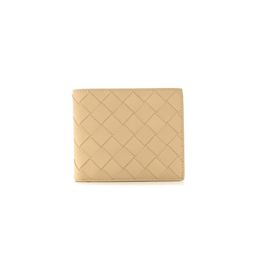 bo*te*ga Ve*ne*ta nappa maxi intrecciato bi fold wallet porridge (11*10*2cm)