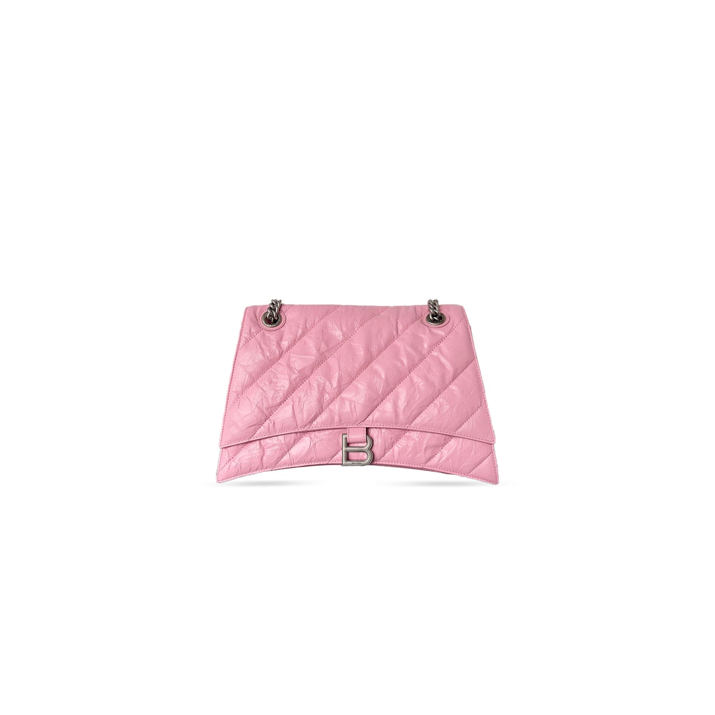 Ba1en*iaga women''s crush chain bag in medium pink 716393210j01906 (31*19.8*6.9cm)