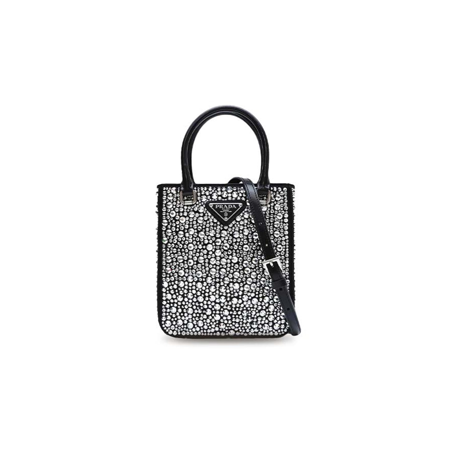 Pra*a crystal shoulder bag 1ba331 (17.5*15*5cm)