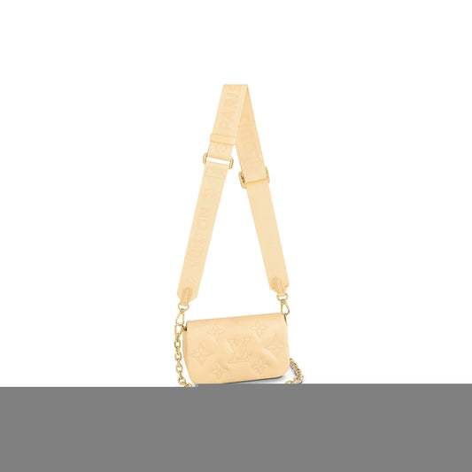 l**is V*t*n wallet on strap bubblegram m81400 (20*12*6cm)