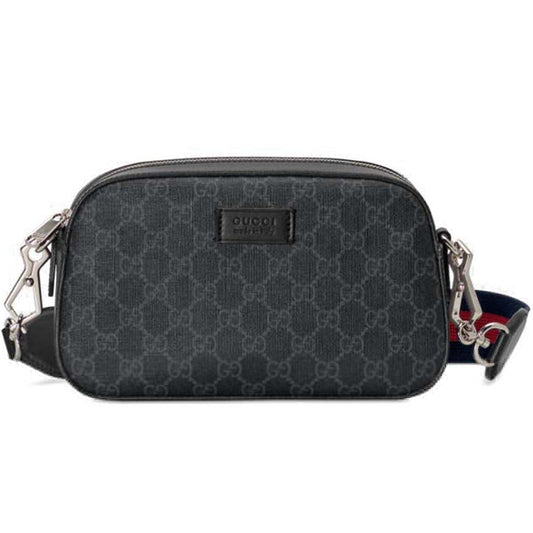 G*u*i gg black shoulder bag 574886  (24*15*8cm)