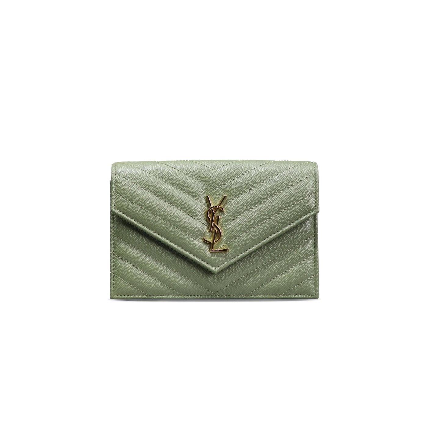 Y*L cassandre envelope chain wallet in grain de poudre leather 393953300569 (19*12.5*3.5cm)