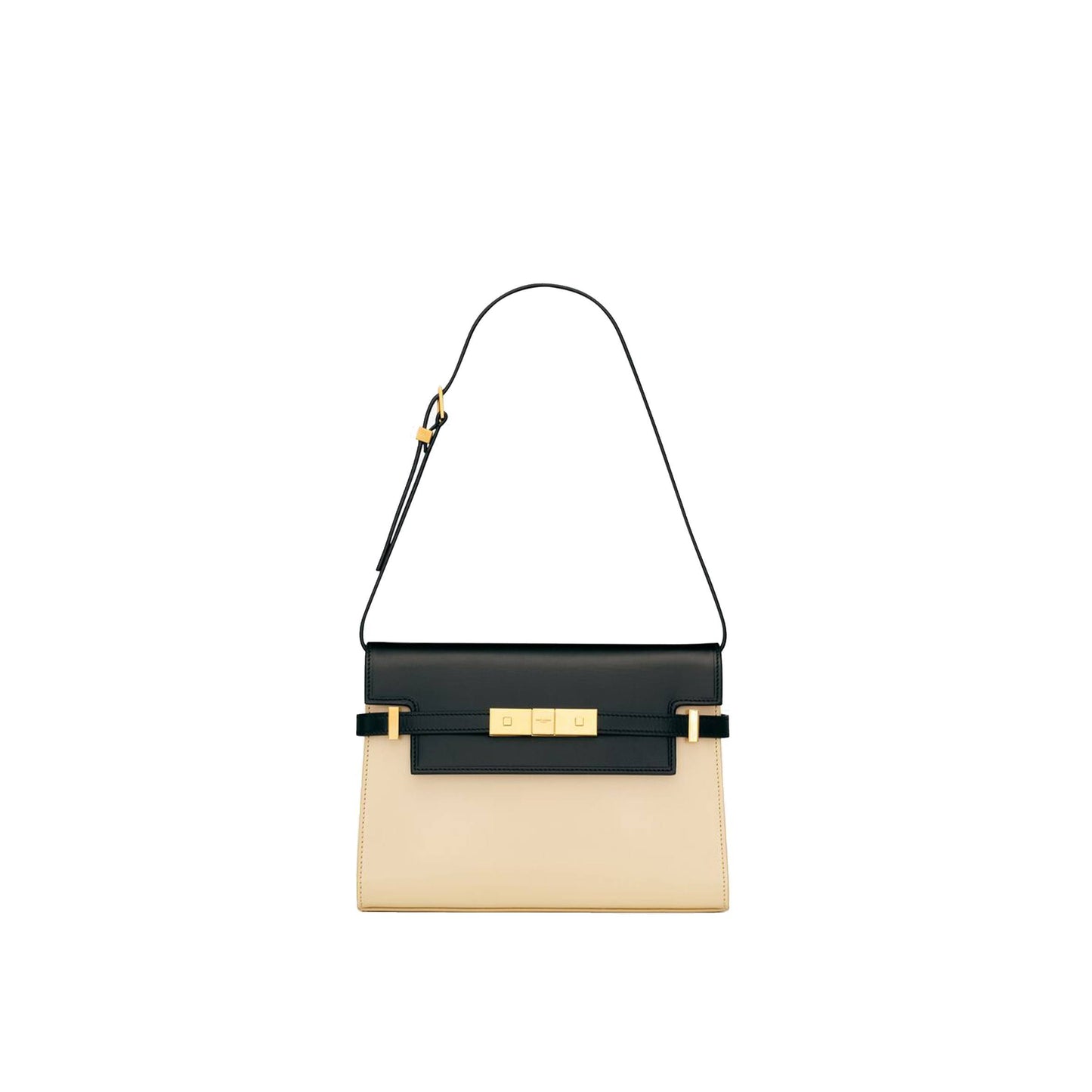 y*l manhattan small shoulder bag in box Sa**t Lau*nt leather 67562616c7w1089 (24*17.5*6cm)