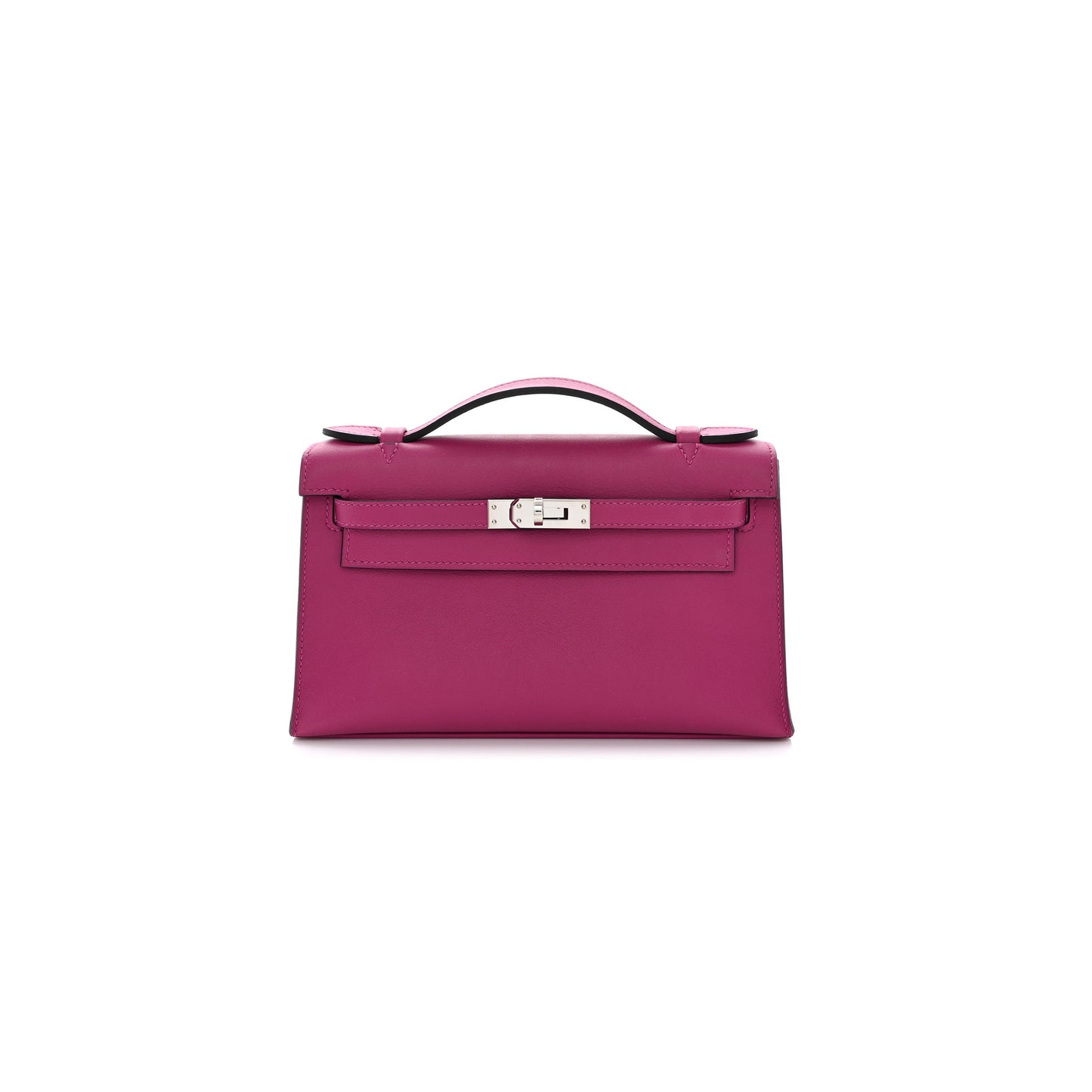 H**mes master swift kelly pochette clutch rose pourpre (22*14*7cm)