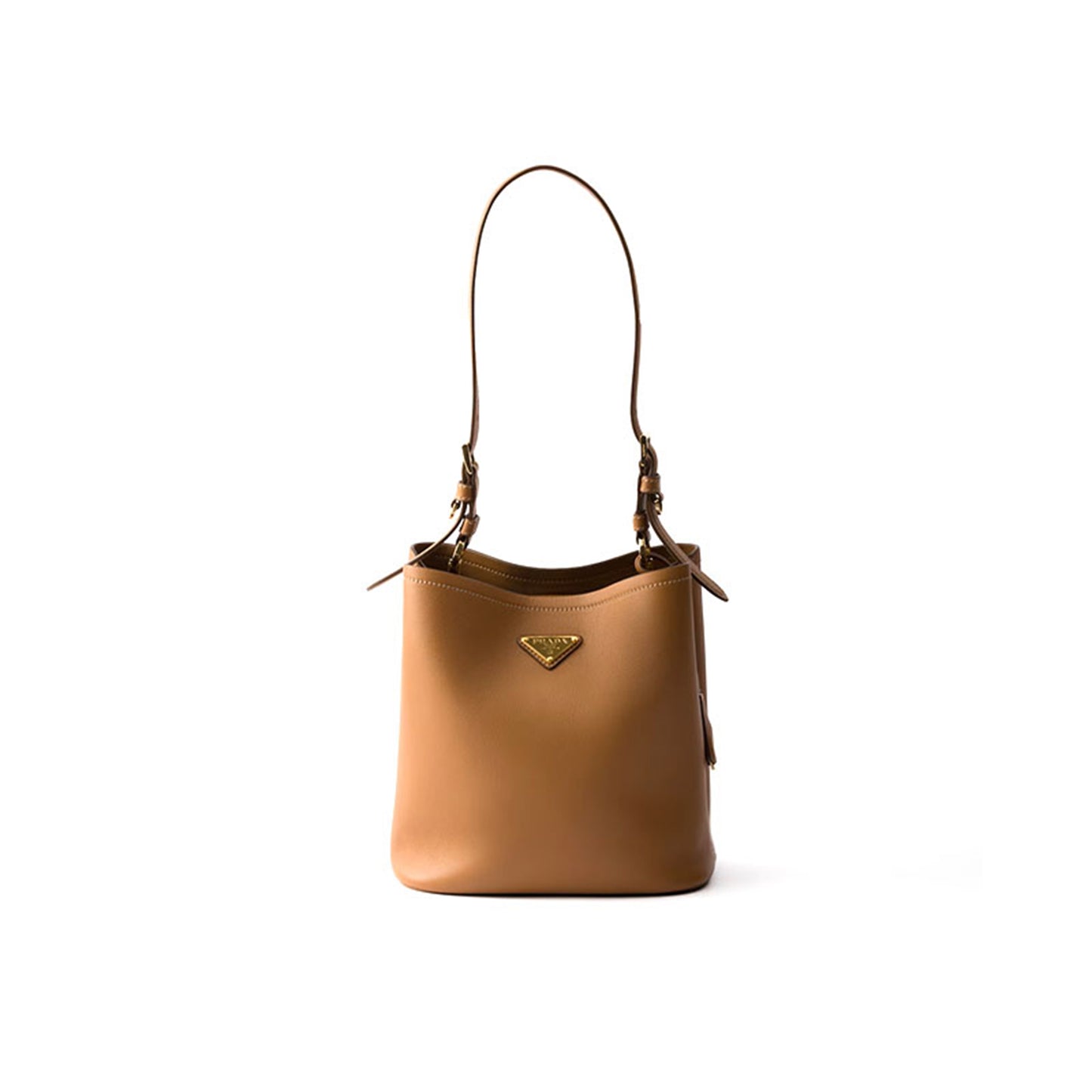 Pra*a medium leather bag 1be080 (22.5*21.5*13cm)