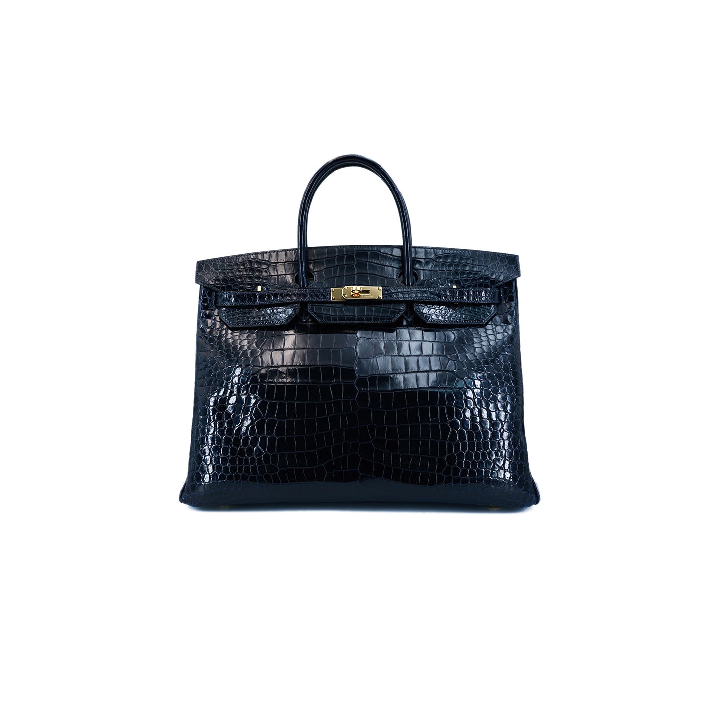 H**mes master birkin 40 matte black crocodile bag bk3078scrocogpn (40*30*21cm)