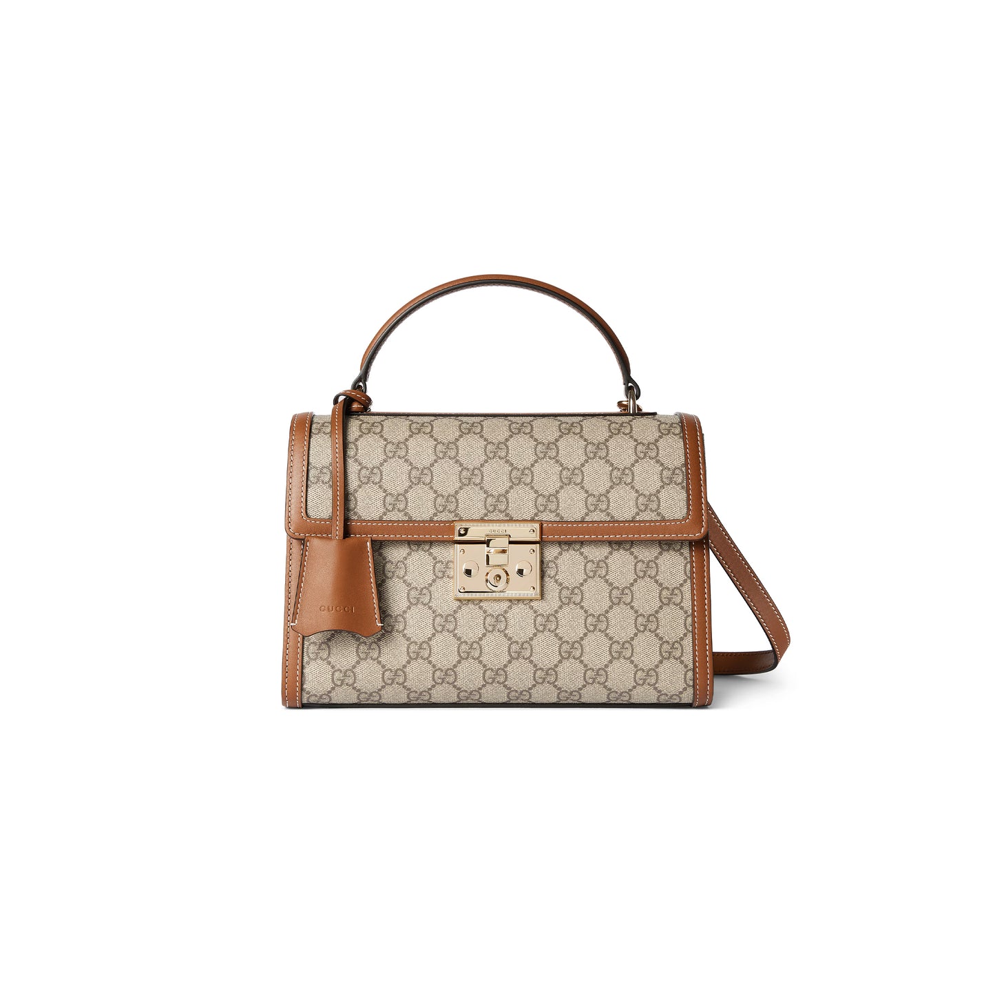 G*u*i padlock medium top handle bag ‎838998 (26*18*11.5cm)