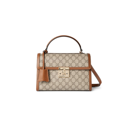 G*u*i padlock medium top handle bag ‎838998 (26*18*11.5cm)