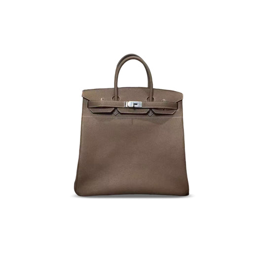 H**me5 birkin hac 40 etoupe togo silver hardware (40*38*24cm)