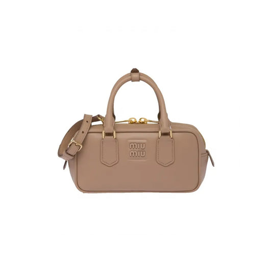 M1v M1v arcadie leather handbag 5bb142 (22*10.5*7.5cm)