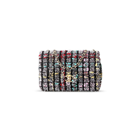 Ch*el rectangular mini flap bag 296368 (20*12*6cm)