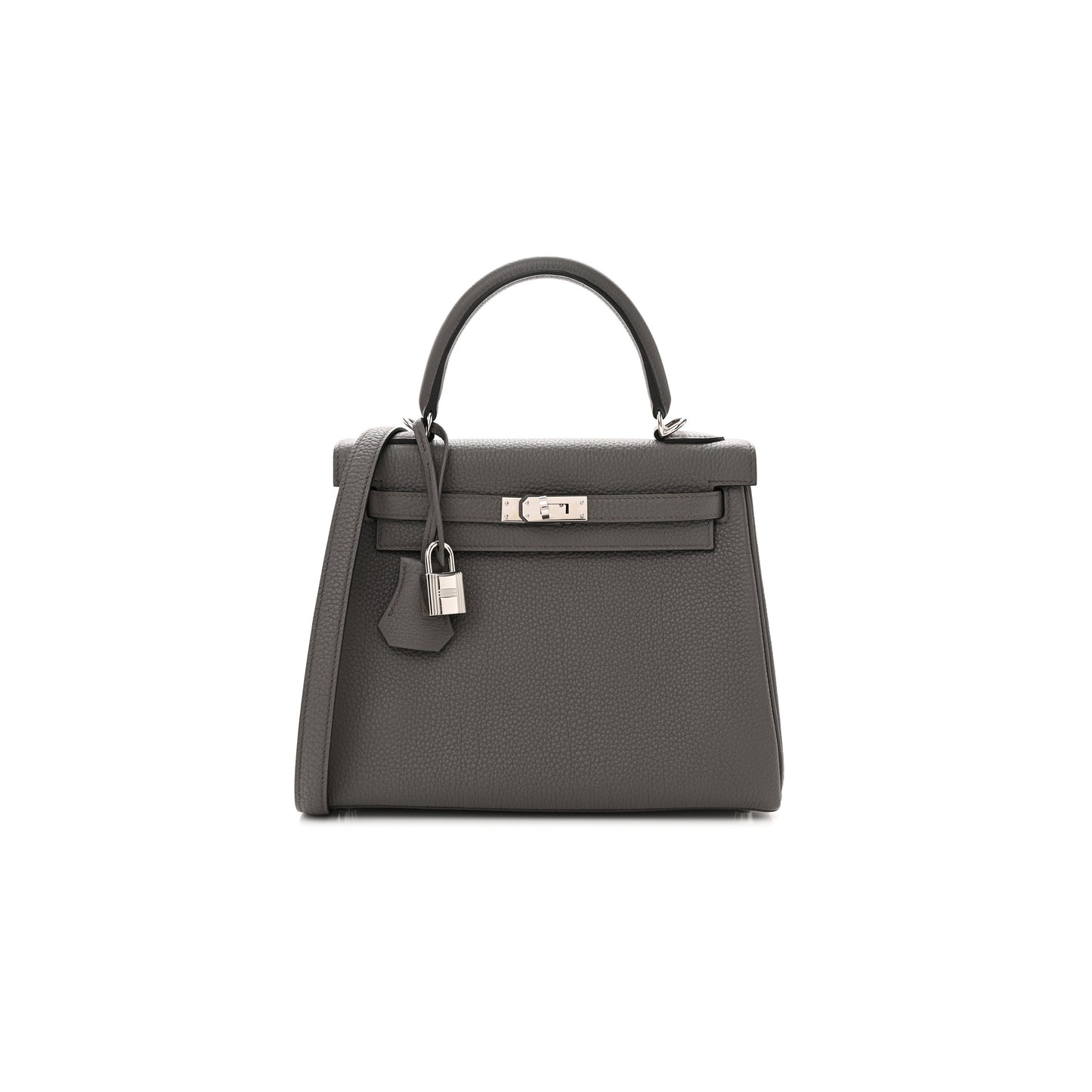 H**mes togo kelly 25 retourne etain (25*17*7cm)