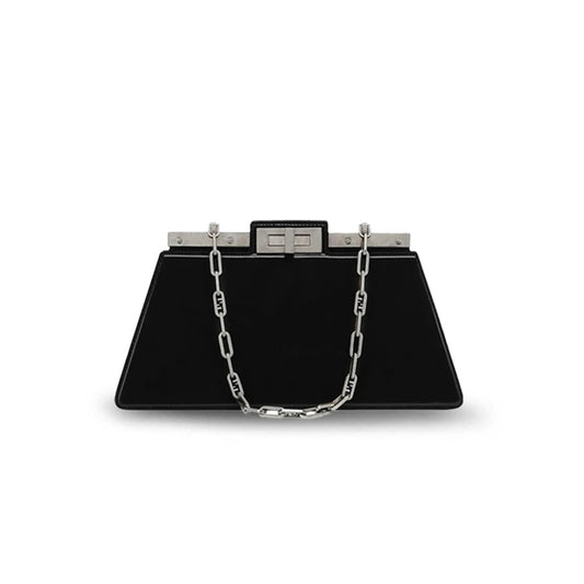 F**di patent leather peekaboo shoulder bag 8bn340anscf1juw (34*18.5*11cm)