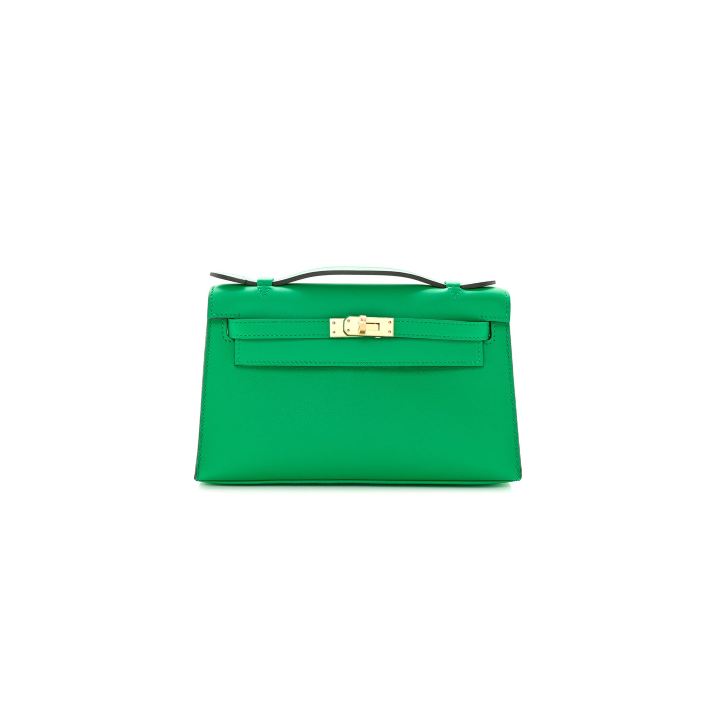 H**mes master swift kelly pochette clutch menthe (22*14*7cm)