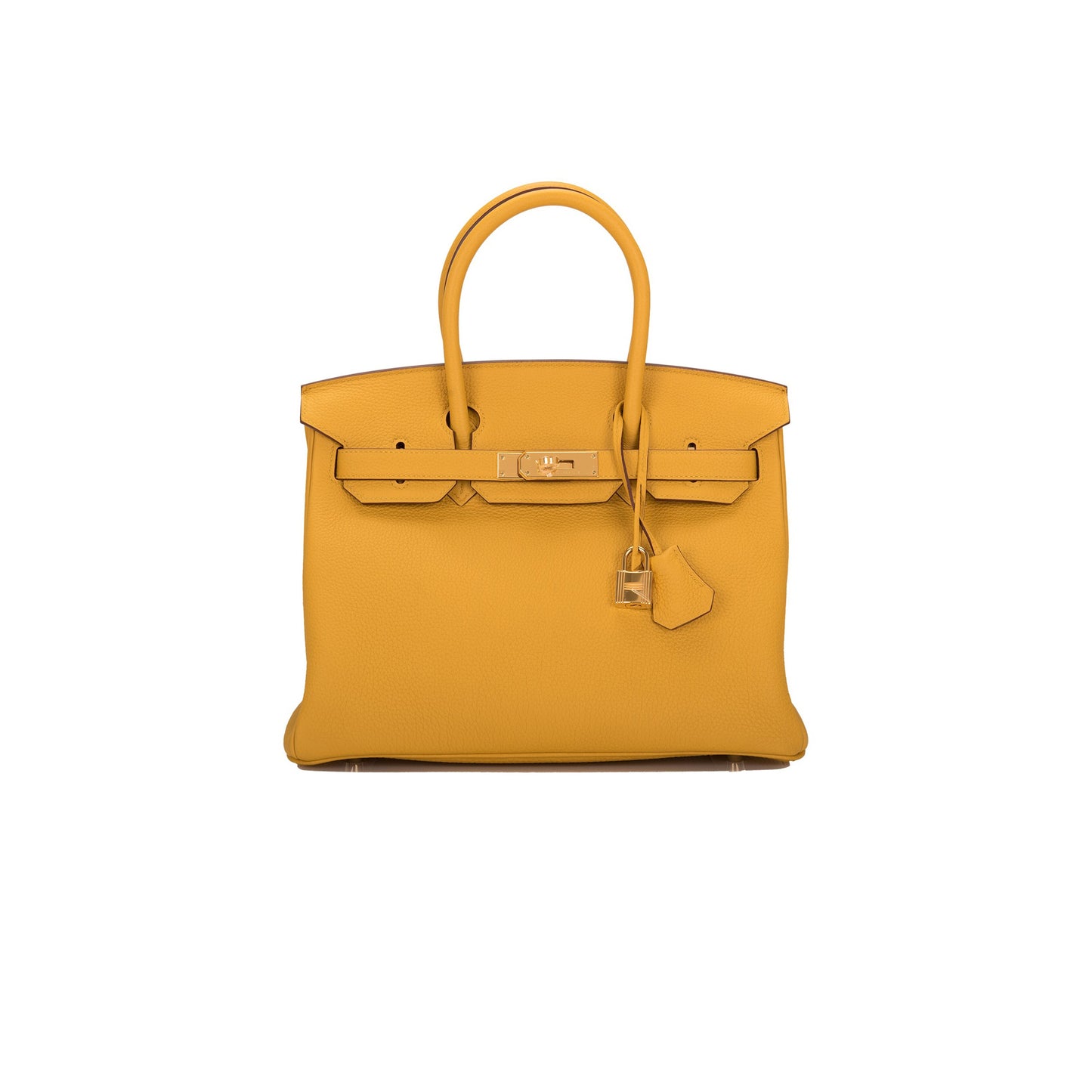 H**mes jaune ambre togo birkin 30 gold hardware 265380 (30*22*16cm)