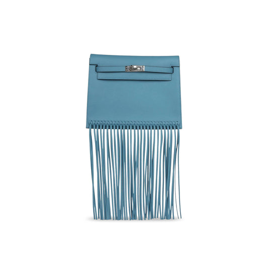 H**me5 master kelly danse anate denim blue swift palladium hardware (22*17*7cm)