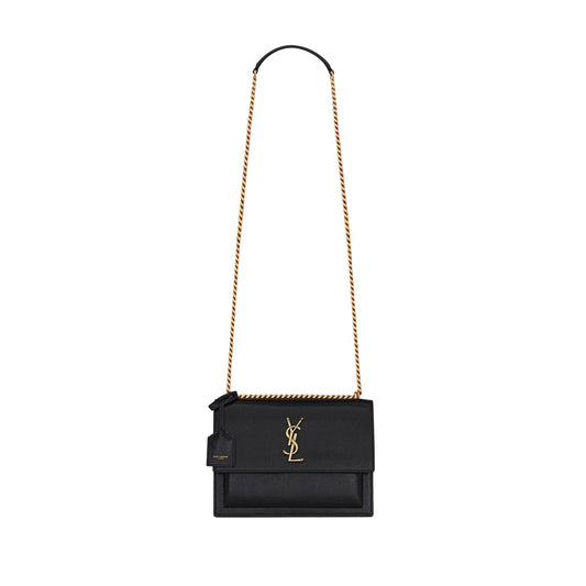 Y*L sunset medium chain bag in coated bark leather 442906h3z0w1000 (22*16*6.5cm)