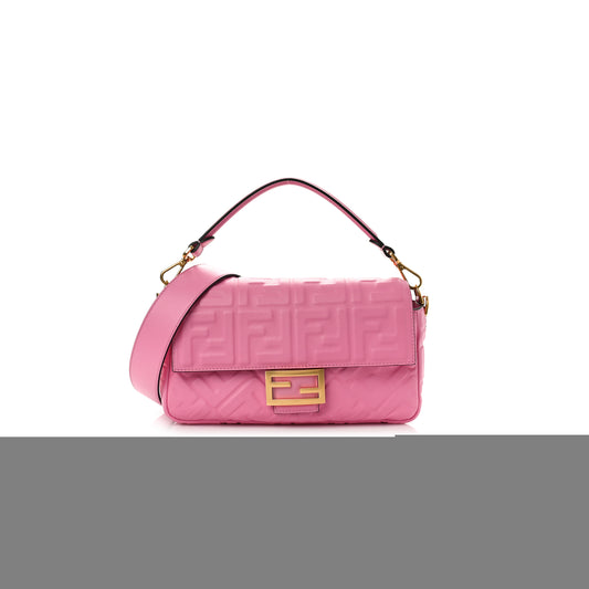 F**di nappa ff 1974 embossed baguette lollypop (27*15*6cm)