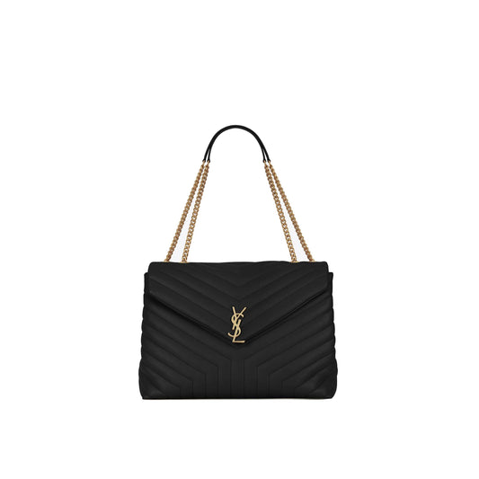 Y*L loulou large chain bag in quilted leather 574947dv7271000 (38*27*14cm)