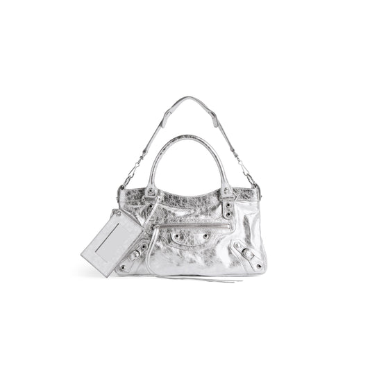 Ba1en*iaga women''s le city first bag in silver 8414582ab4v8122 (34*20*6cm)