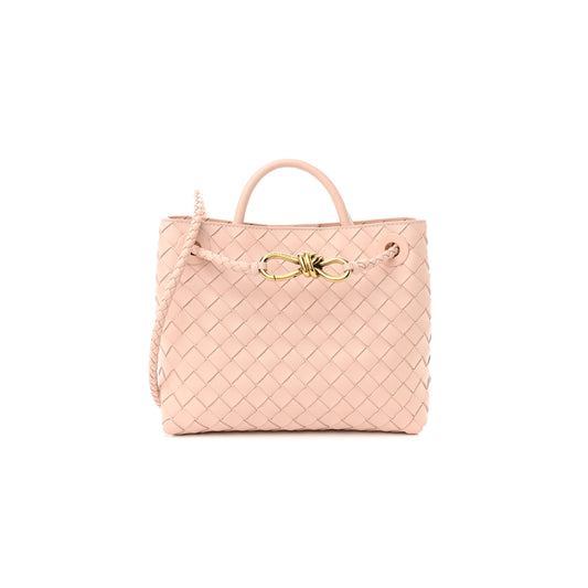 bo*te*ga Ve*ne*ta nappa intrecciato small andiamo shoulder bag lotus (25*20*10cm)