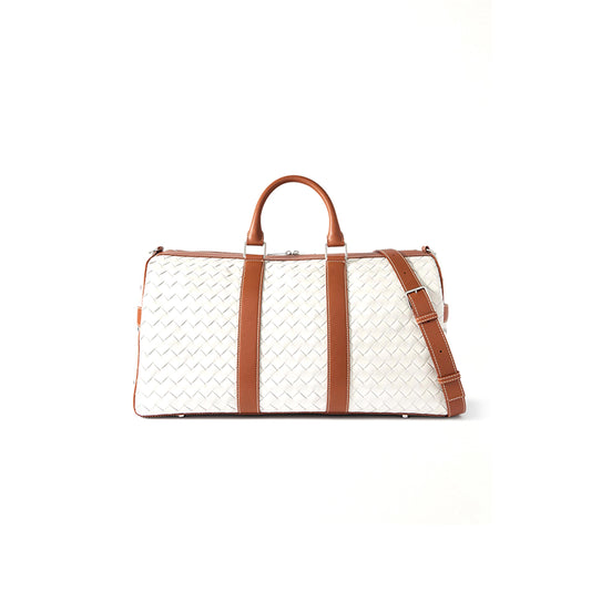 b0tt*ga Ven*ta intrecciato leather weekend bag (50*28*24cm)