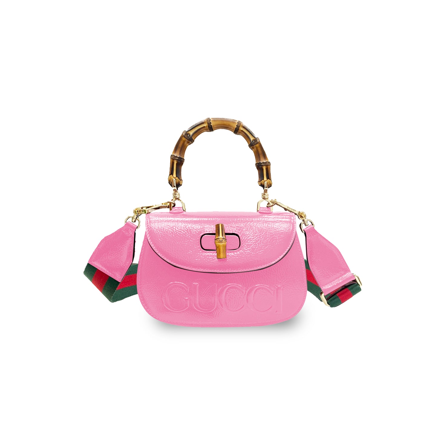 G*u*i bamboo 1947 bag 675797 (21*15*7cm)